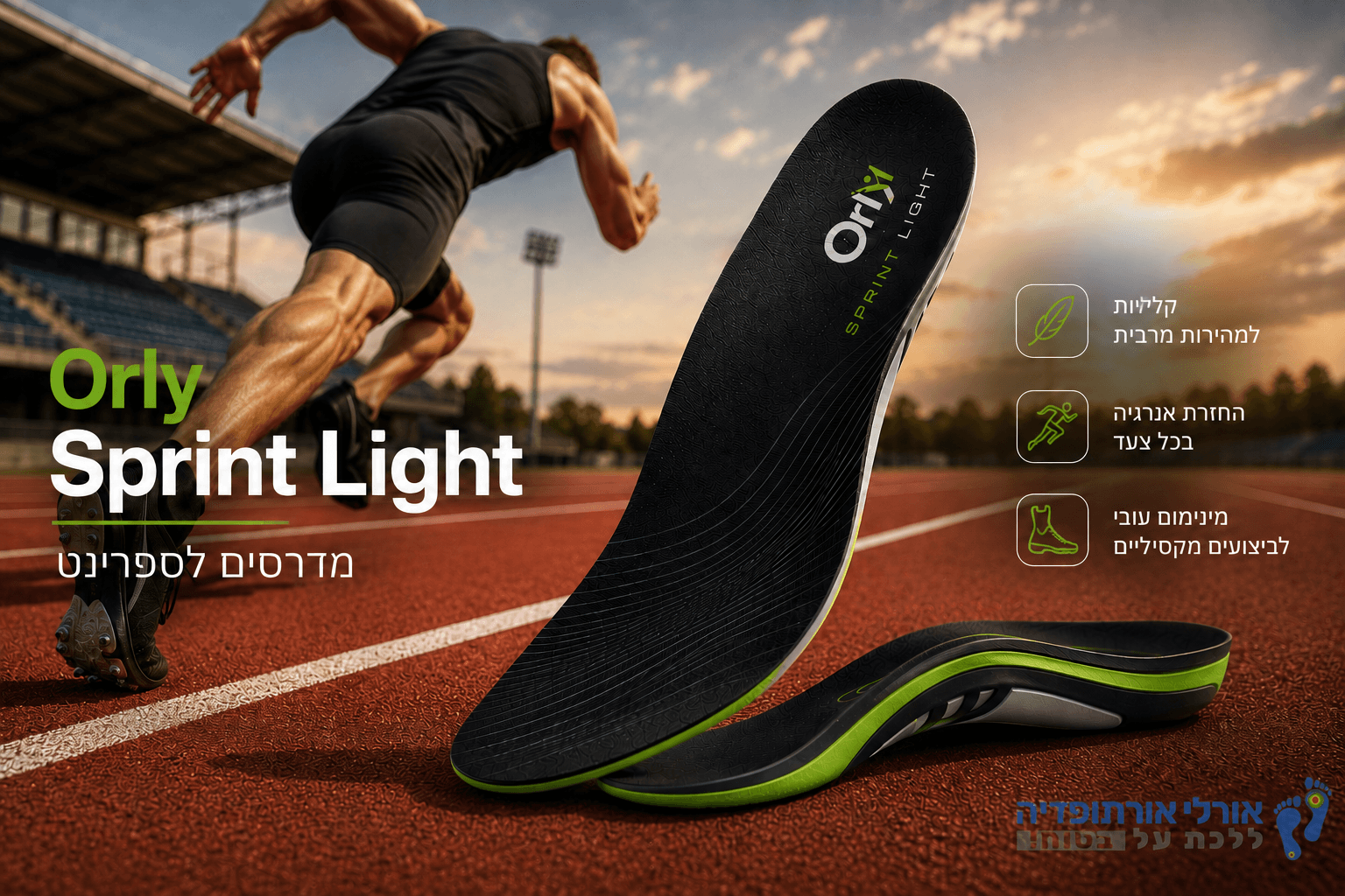 Orly Sprint Light - מדרסים לספרינט